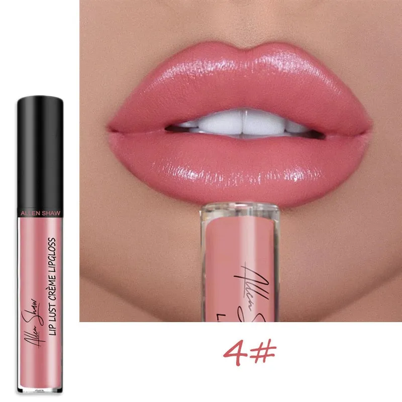 12 Colors Sexy Women Lipstick Waterproof Long Lasting Moist Lip Gloss Vivid Colorful Lipgloss Women Makeup maquiagem