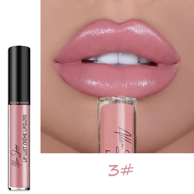 12 Colors Sexy Women Lipstick Waterproof Long Lasting Moist Lip Gloss Vivid Colorful Lipgloss Women Makeup maquiagem