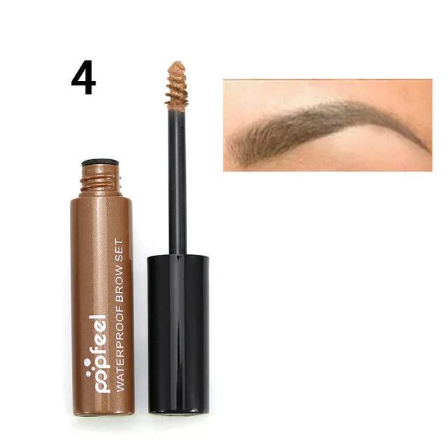 2016 Hot Brand Makeup Eye Brow Gel Coffee Black Brown Paint Eyebrows Gel Waterproof Eyebrow Tint Mascaras Kit Sobrancelha