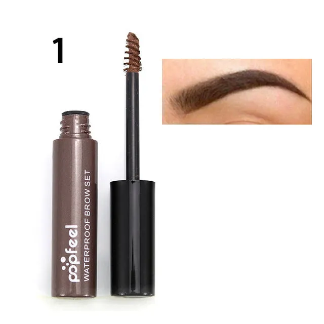 2016 Hot Brand Makeup Eye Brow Gel Coffee Black Brown Paint Eyebrows Gel Waterproof Eyebrow Tint Mascaras Kit Sobrancelha