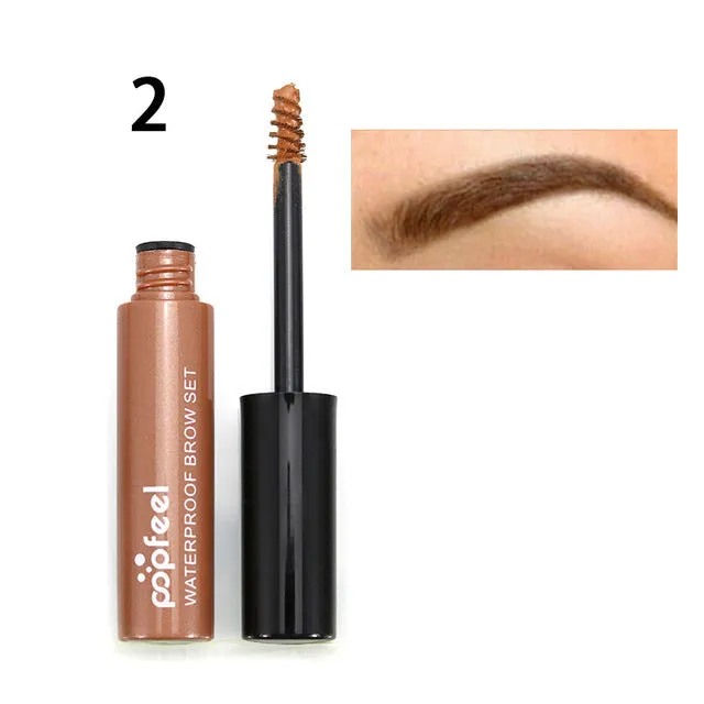 2016 Hot Brand Makeup Eye Brow Gel Coffee Black Brown Paint Eyebrows Gel Waterproof Eyebrow Tint Mascaras Kit Sobrancelha