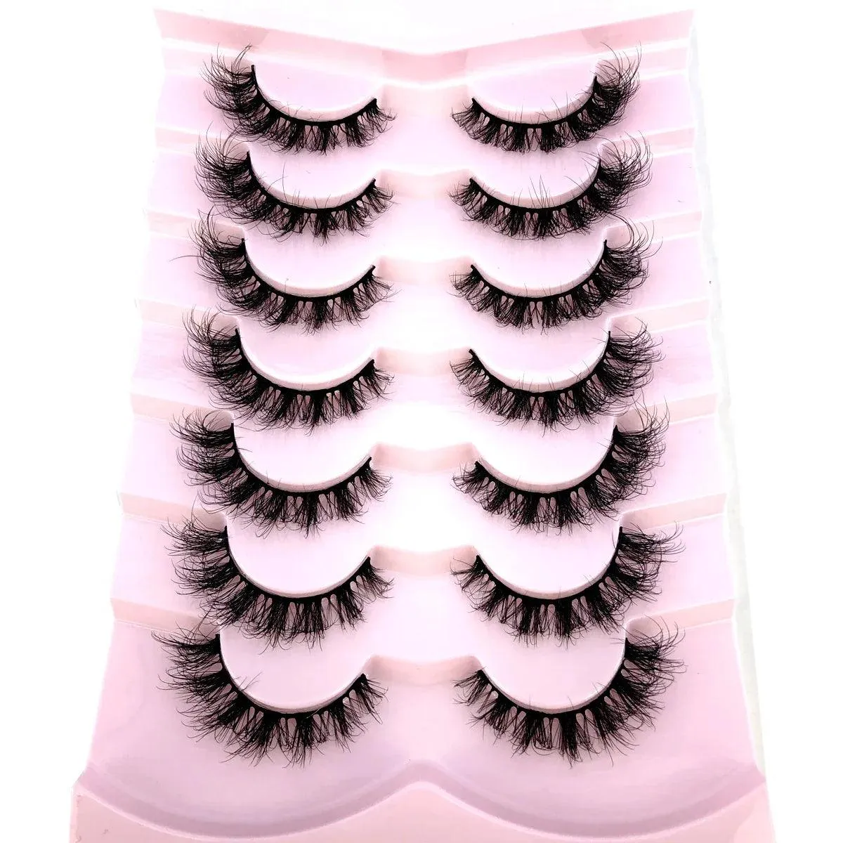 3D Mink False Eyelashes Variety Pack: Fluffy Styles for Stunning Eyes