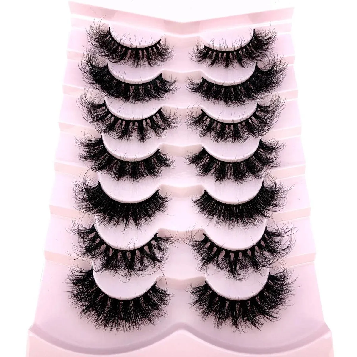 3D Mink False Eyelashes Variety Pack: Fluffy Styles for Stunning Eyes