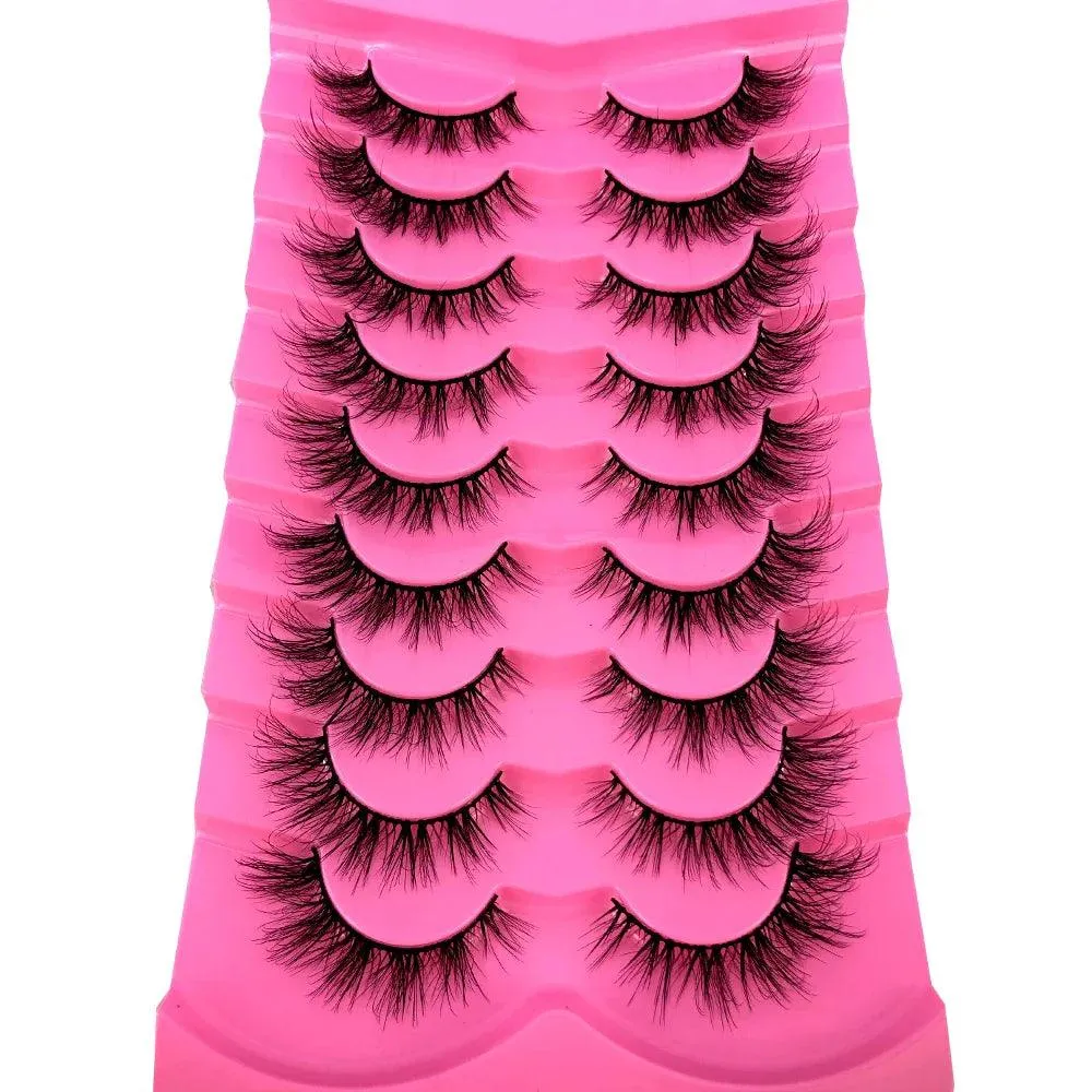 3D Mink False Eyelashes Variety Pack: Fluffy Styles for Stunning Eyes