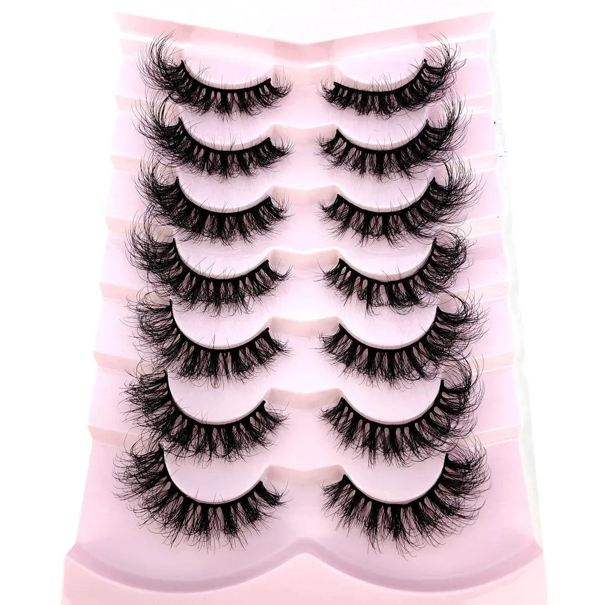 3D Mink False Eyelashes Variety Pack: Fluffy Styles for Stunning Eyes