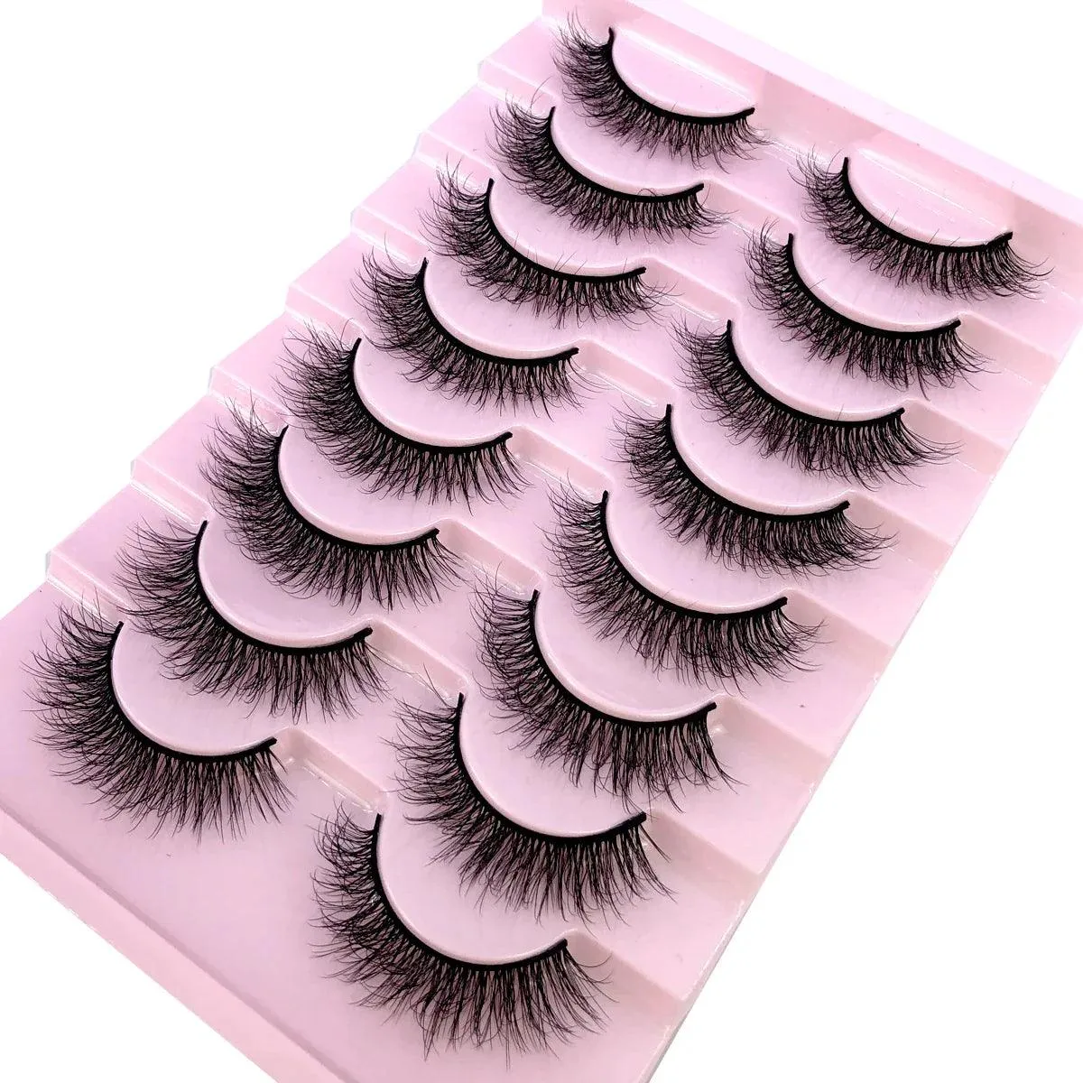 3D Mink False Eyelashes Variety Pack: Fluffy Styles for Stunning Eyes