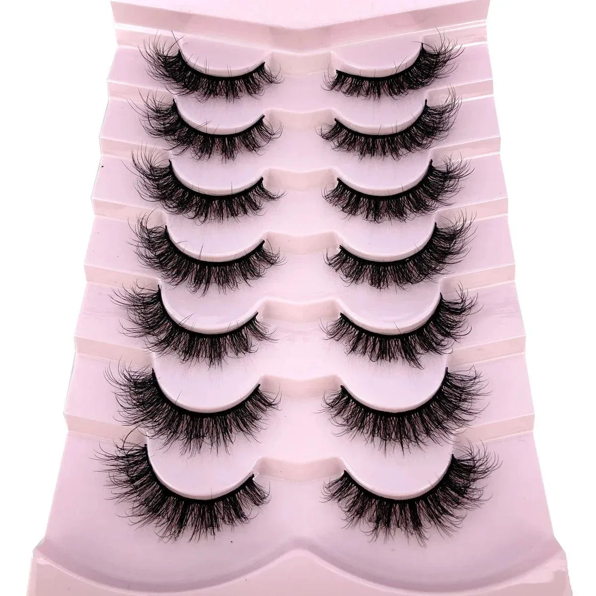 3D Mink False Eyelashes Variety Pack: Fluffy Styles for Stunning Eyes