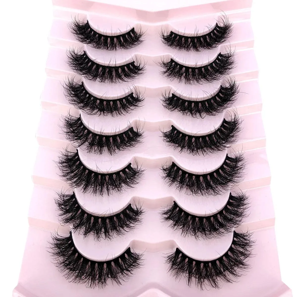 3D Mink False Eyelashes Variety Pack: Fluffy Styles for Stunning Eyes