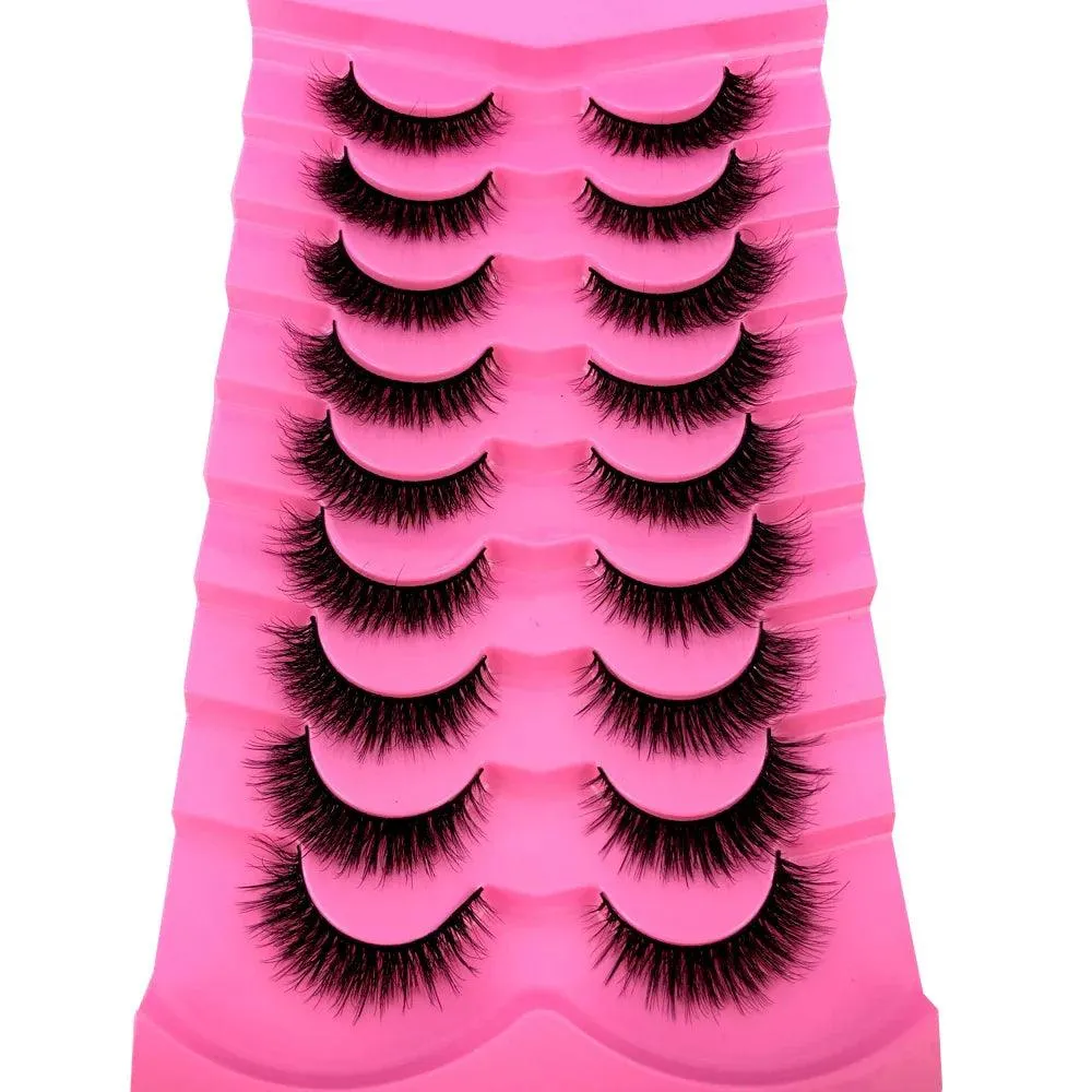 3D Mink False Eyelashes Variety Pack: Fluffy Styles for Stunning Eyes