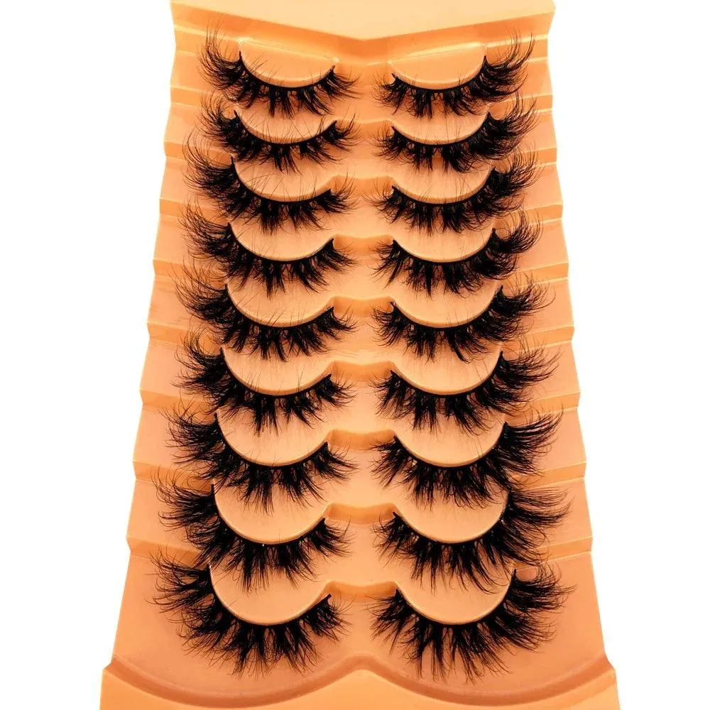 3D Mink False Eyelashes Variety Pack: Fluffy Styles for Stunning Eyes