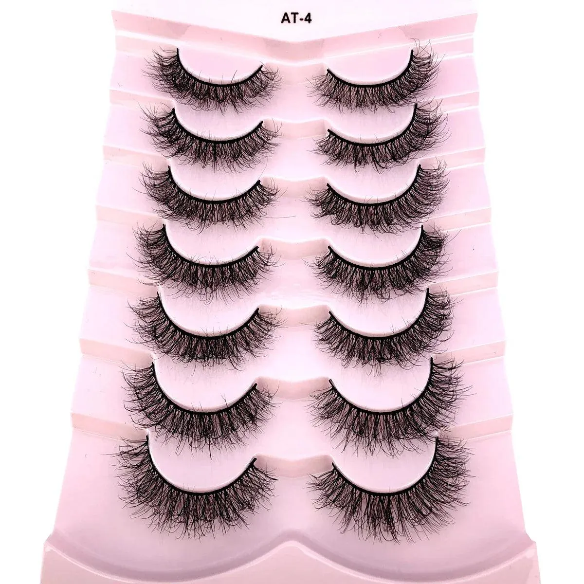 3D Mink False Eyelashes Variety Pack: Fluffy Styles for Stunning Eyes