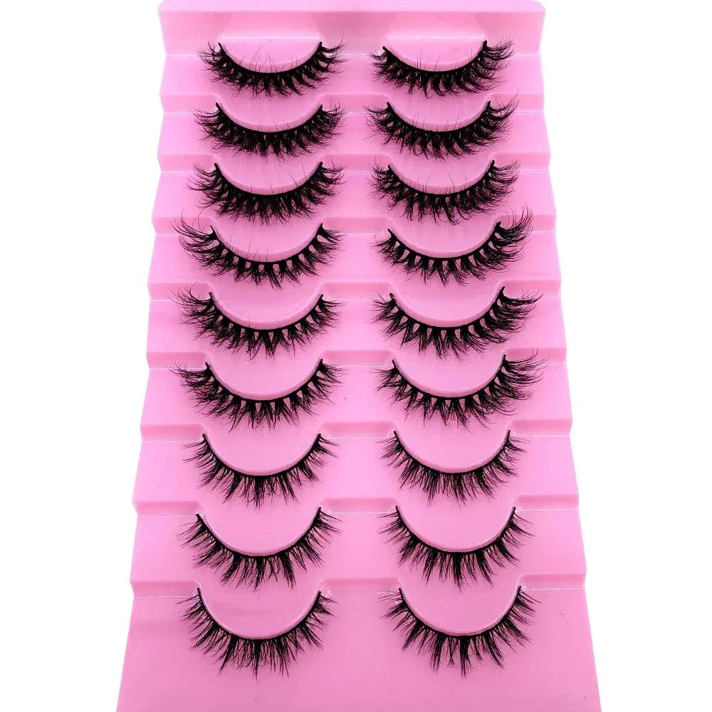 3D Mink False Eyelashes Variety Pack: Fluffy Styles for Stunning Eyes