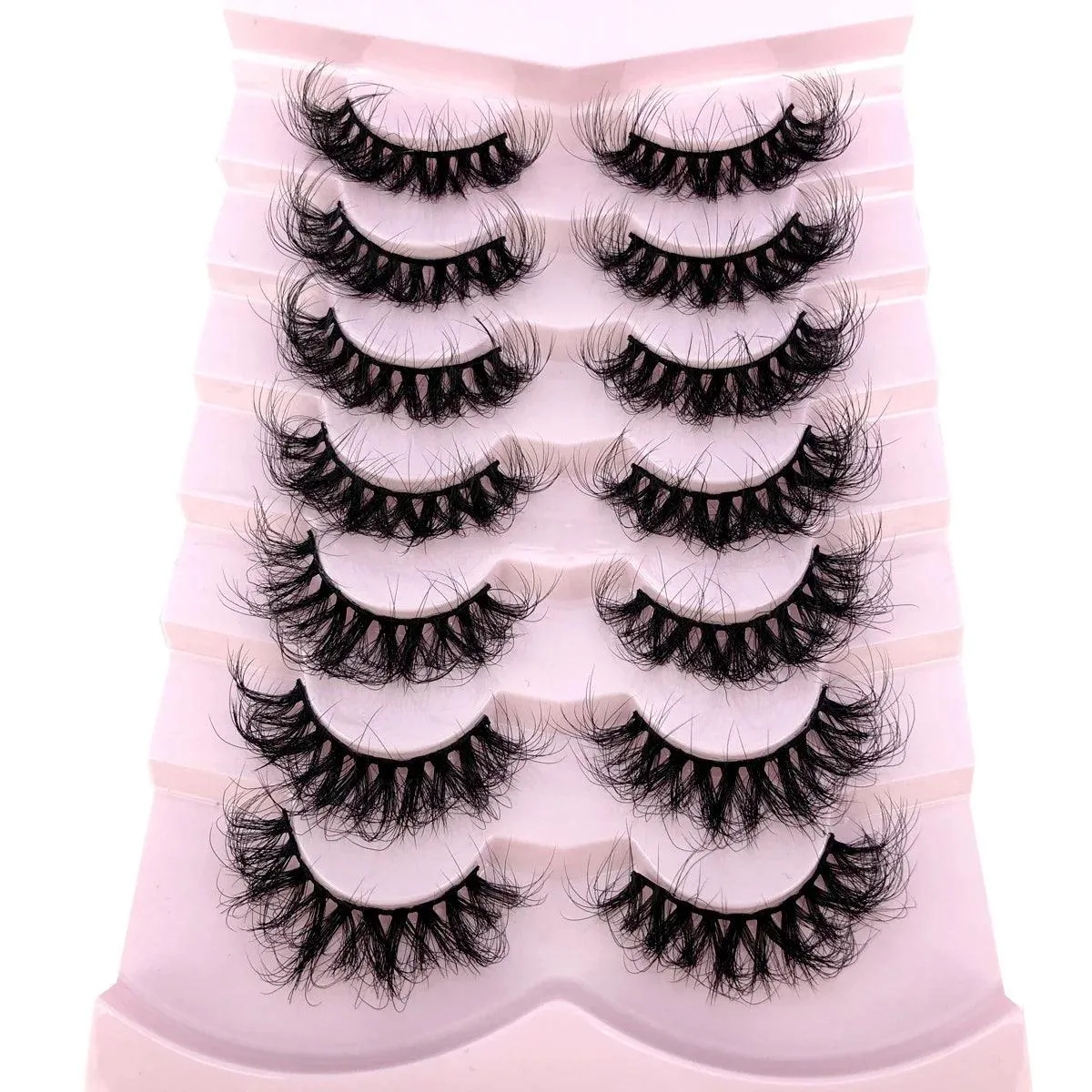 3D Mink False Eyelashes Variety Pack: Fluffy Styles for Stunning Eyes