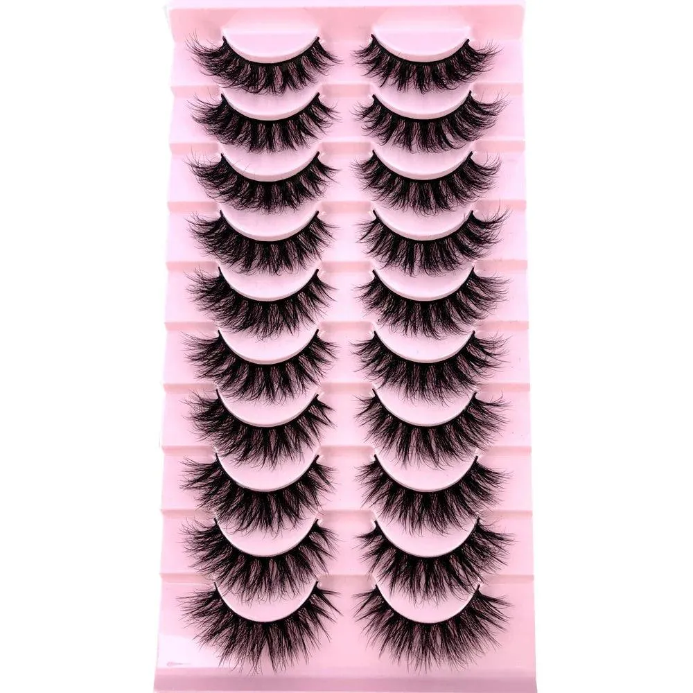 3D Mink False Eyelashes Variety Pack: Fluffy Styles for Stunning Eyes