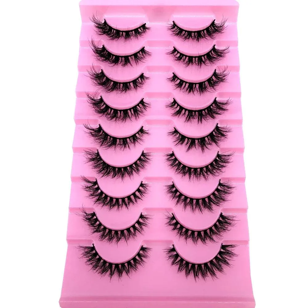 3D Mink False Eyelashes Variety Pack: Fluffy Styles for Stunning Eyes