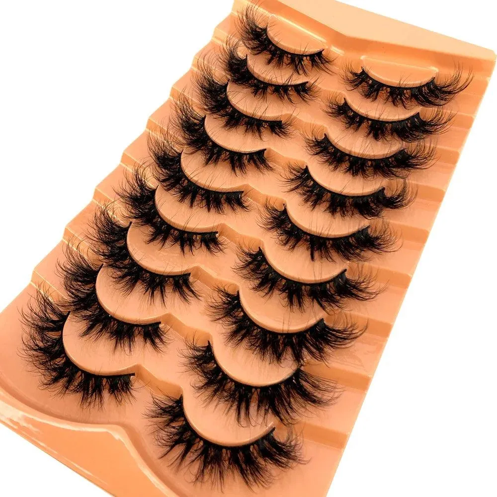 3D Mink False Eyelashes Variety Pack: Fluffy Styles for Stunning Eyes