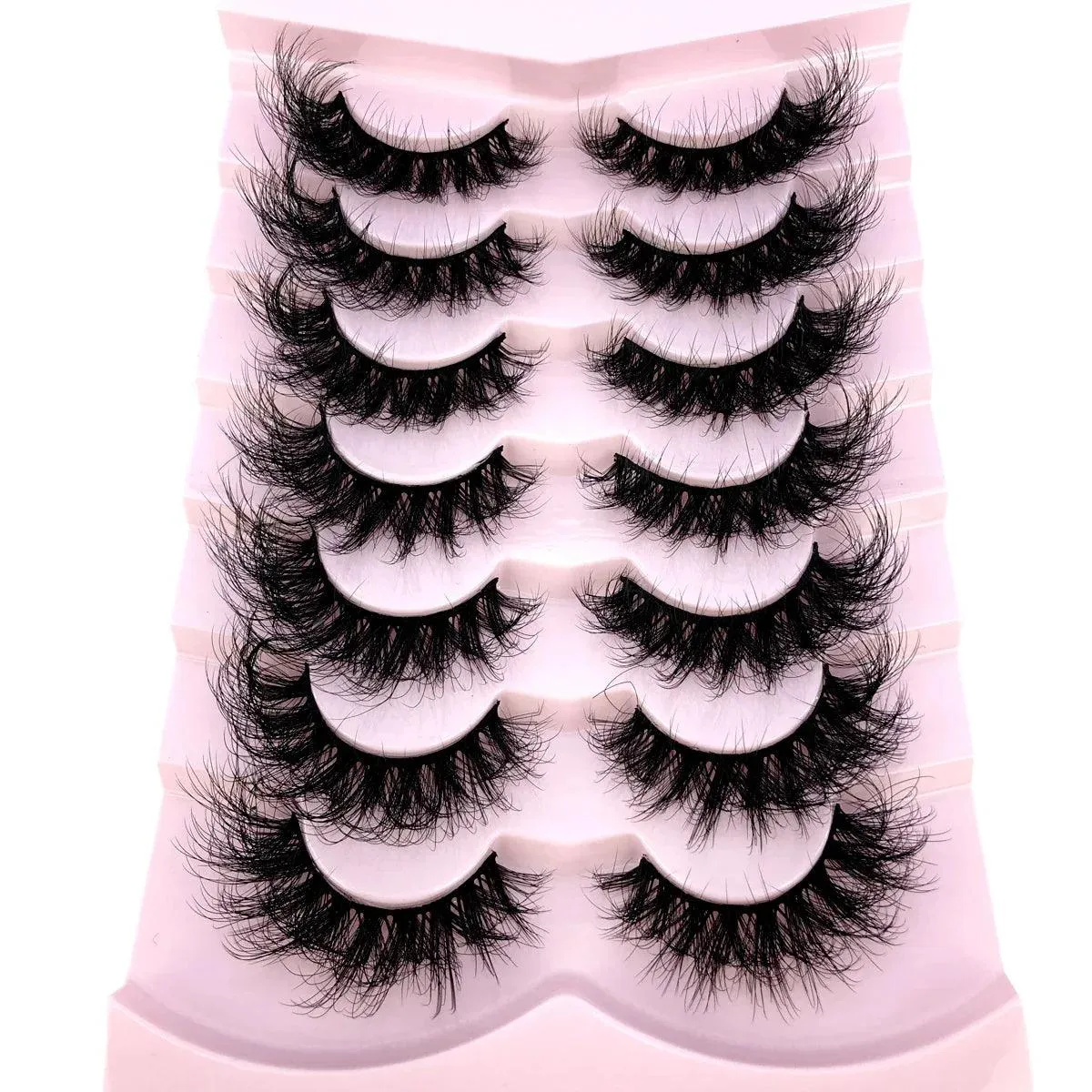 3D Mink False Eyelashes Variety Pack: Fluffy Styles for Stunning Eyes