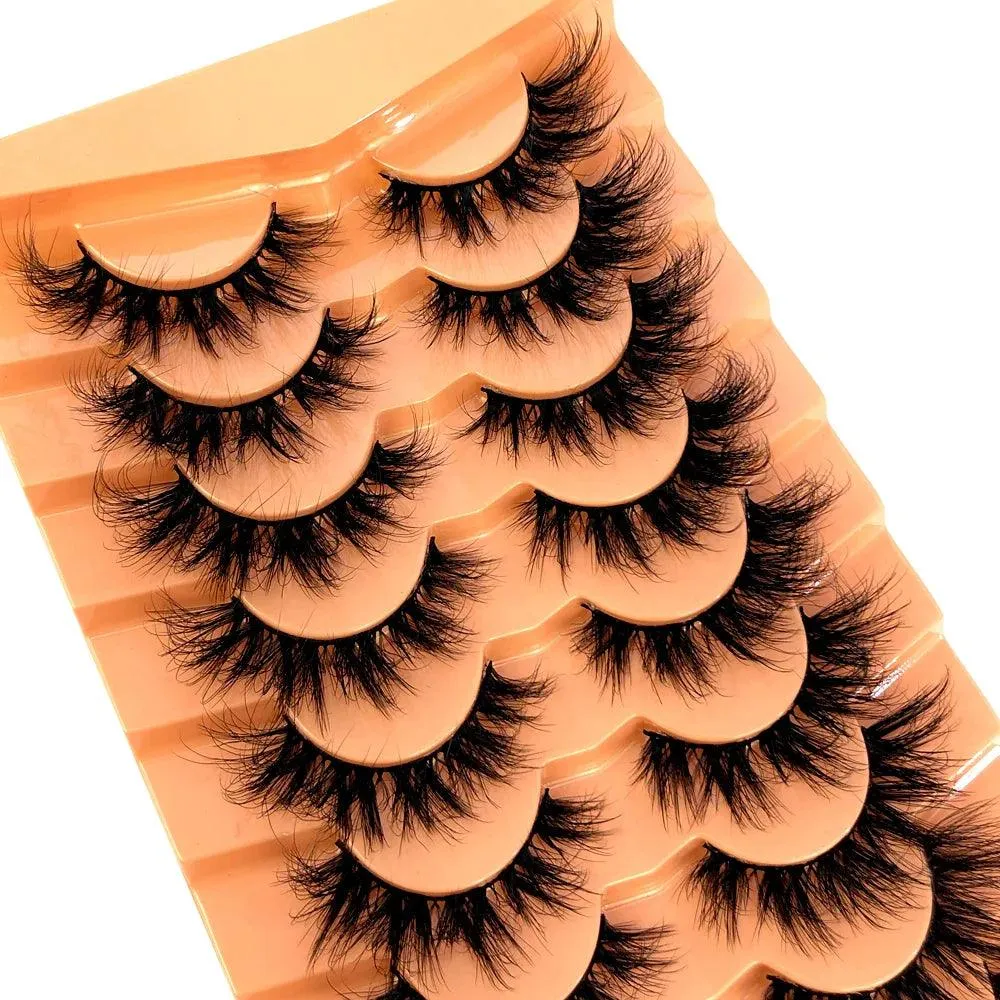 3D Mink False Eyelashes Variety Pack: Fluffy Styles for Stunning Eyes