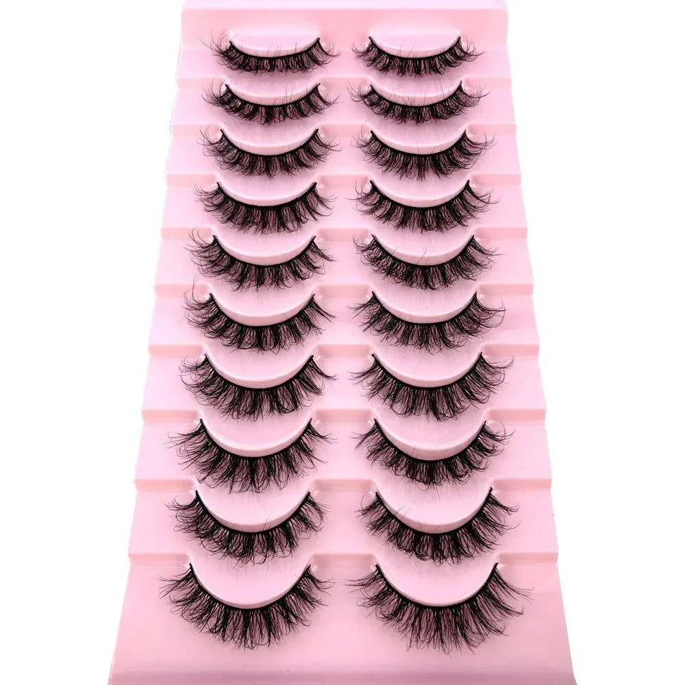 3D Mink False Eyelashes Variety Pack: Fluffy Styles for Stunning Eyes