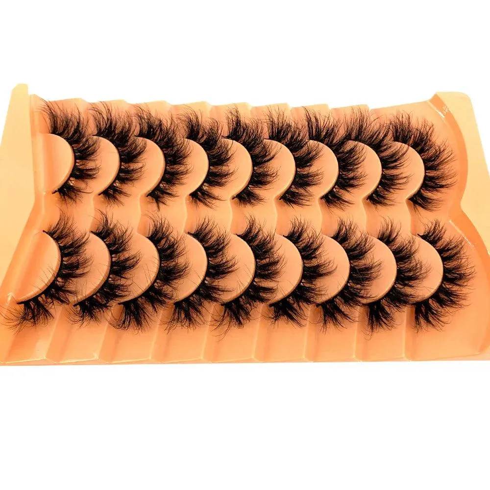 3D Mink False Eyelashes Variety Pack: Fluffy Styles for Stunning Eyes