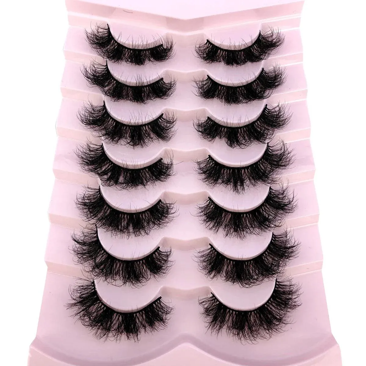 3D Mink False Eyelashes Variety Pack: Fluffy Styles for Stunning Eyes