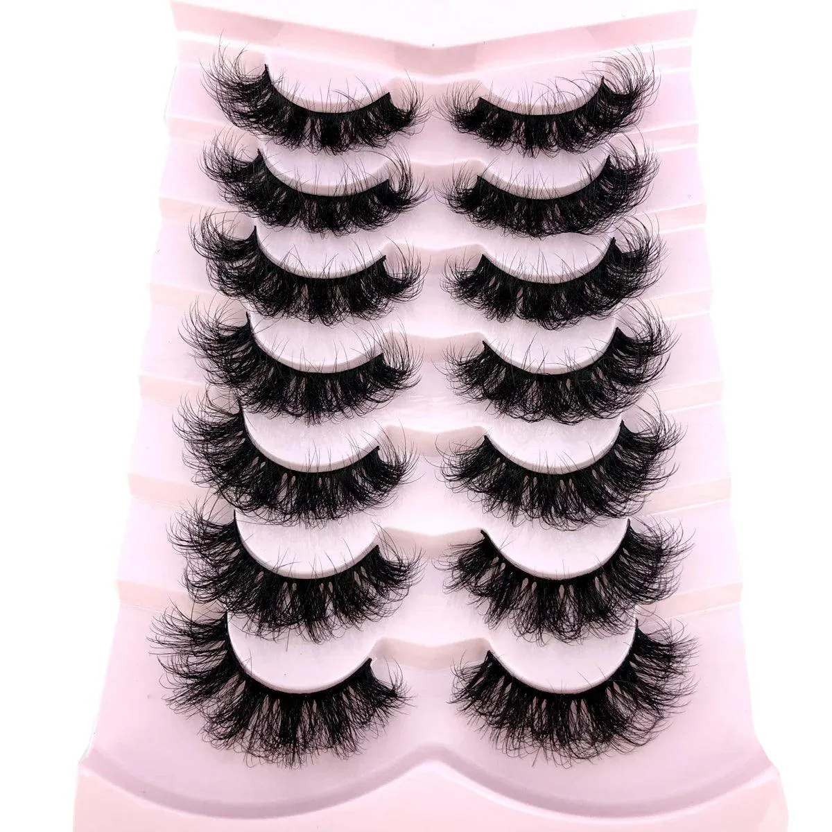 3D Mink False Eyelashes Variety Pack: Fluffy Styles for Stunning Eyes