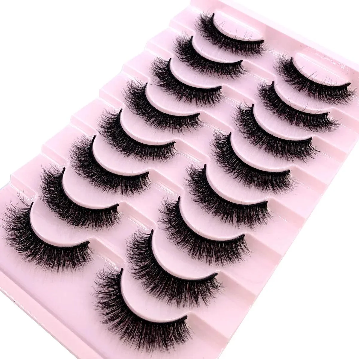 3D Mink False Eyelashes Variety Pack: Fluffy Styles for Stunning Eyes