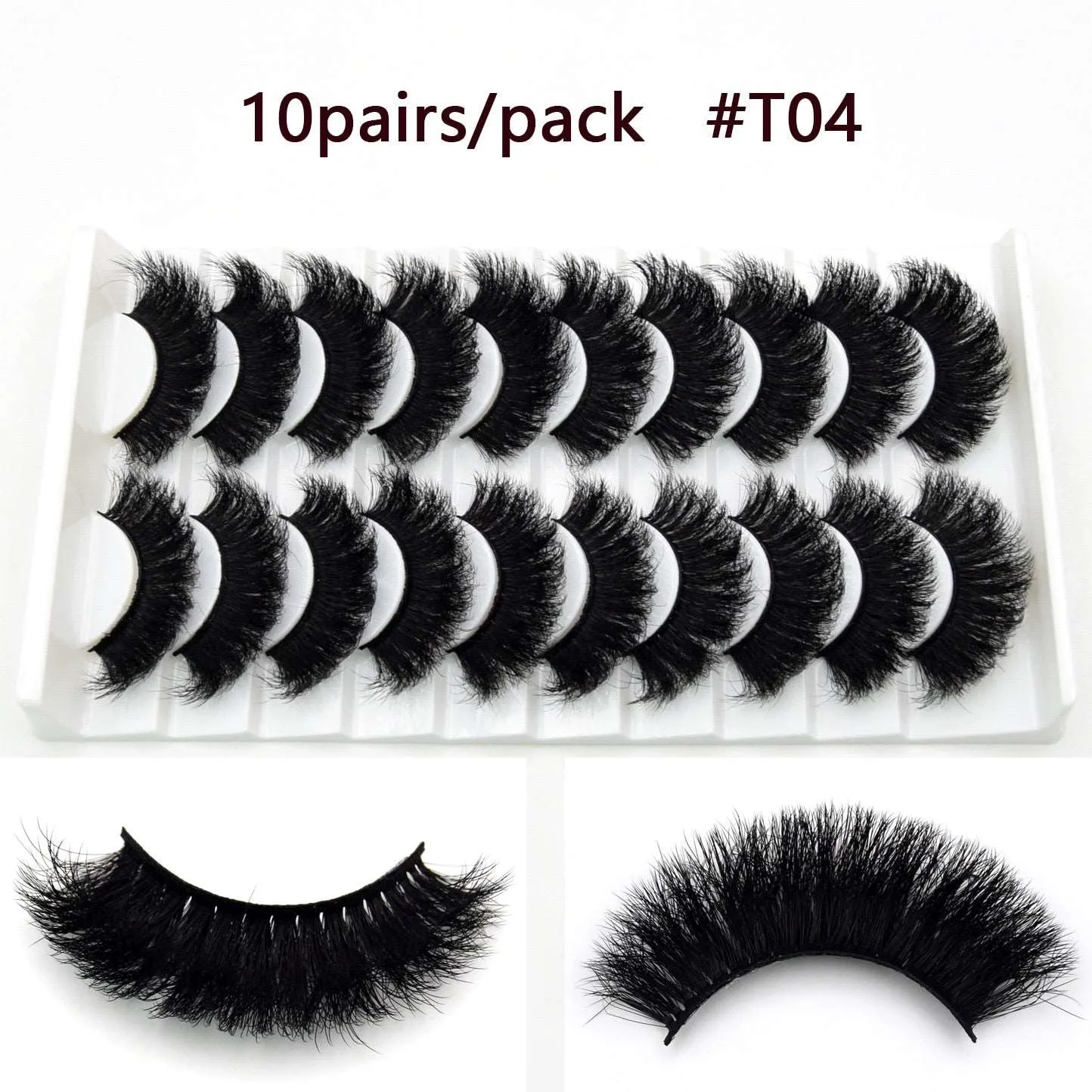 5D Mink Eyelashes Long Lasting Mink Lashes Natural Dramatic Volume Eyelashes Extension Thick Long