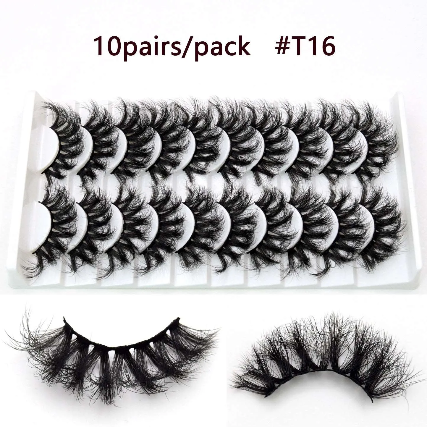 5D Mink Eyelashes Long Lasting Mink Lashes Natural Dramatic Volume Eyelashes Extension Thick Long