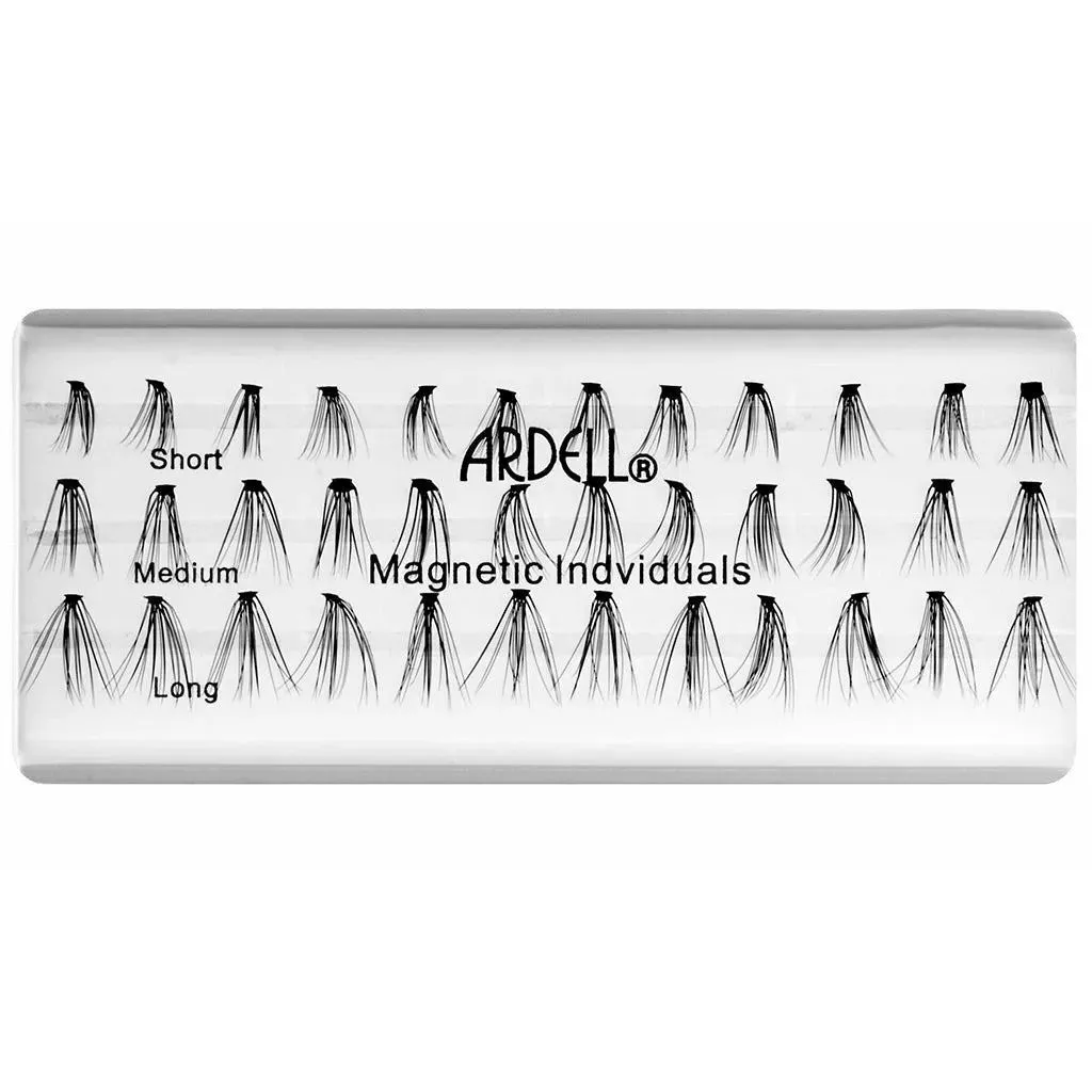 Ardell Magnetic Individual Lashes Tapered Tip Mix Length Short Medium Long Black