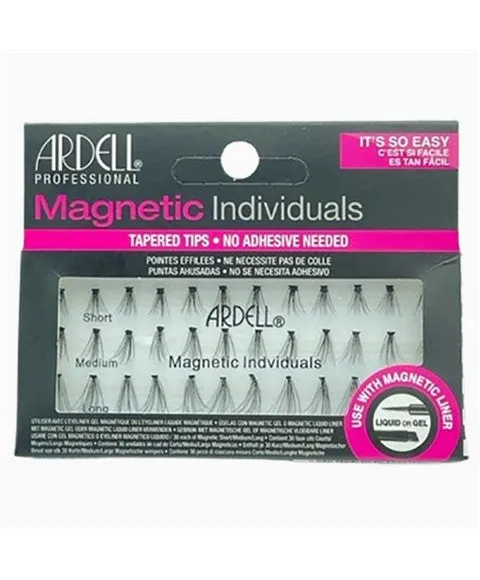 Ardell Magnetic Individual Lashes Tapered Tip Mix Length Short Medium Long Black