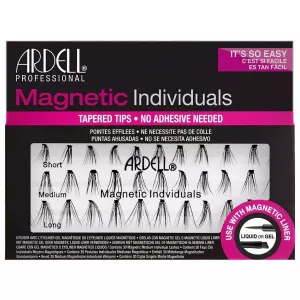 Ardell Magnetic Individual Lashes Tapered Tip Mix Length Short Medium Long Black