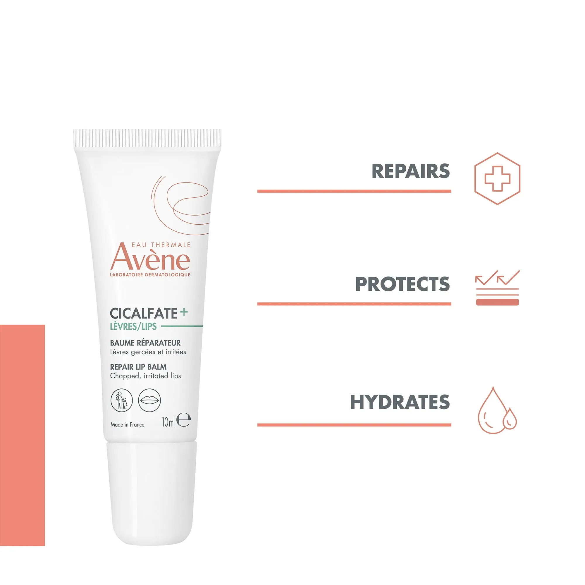 Avène Cicalfate   Repair Lip Balm for Chapped, Cracked Lips