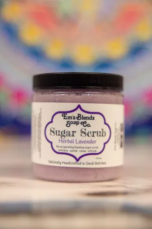 Balancing Herbal Lavender Sugar Scrub | Face & Body Polish