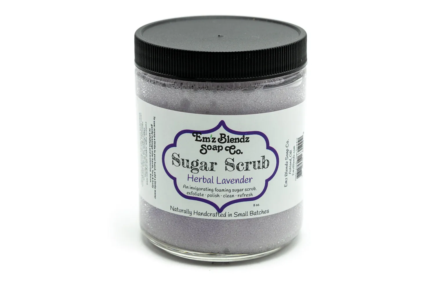 Balancing Herbal Lavender Sugar Scrub | Face & Body Polish