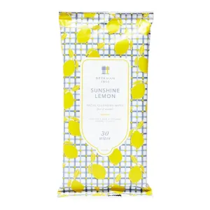 BEEKMAN Facial Cleansing Wipes - Sunshine Lemon - 30-Pack