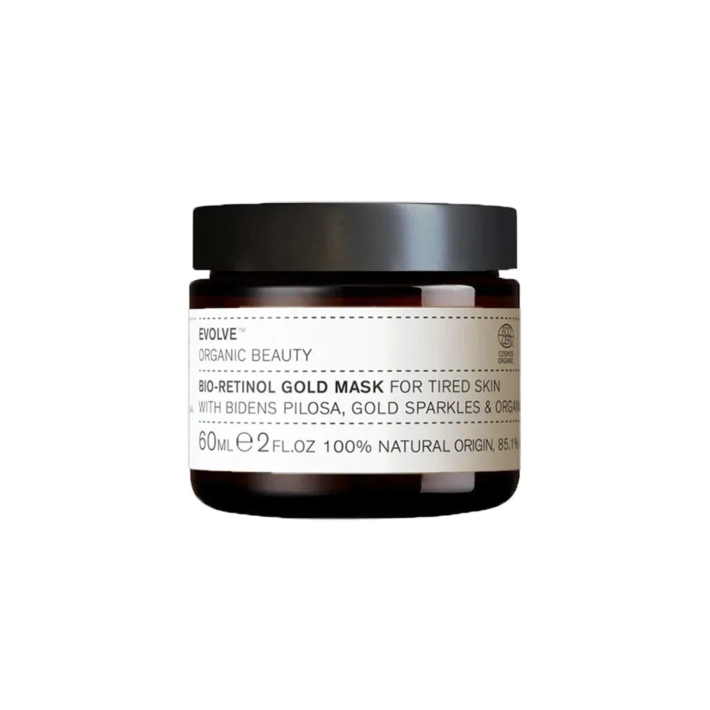 Bio-Retinol Gold Face Mask - Evolve Organic Beauty