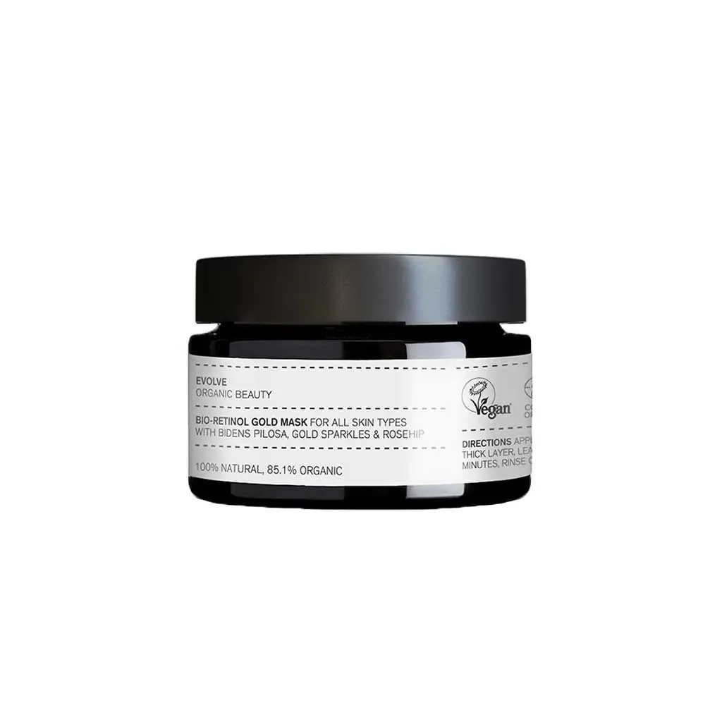 Bio-Retinol Gold Face Mask - Evolve Organic Beauty