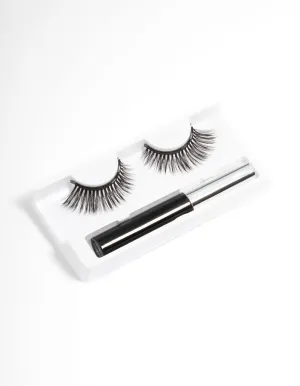 Black Curve Cat Eye Magnetic Fake Eyelashes