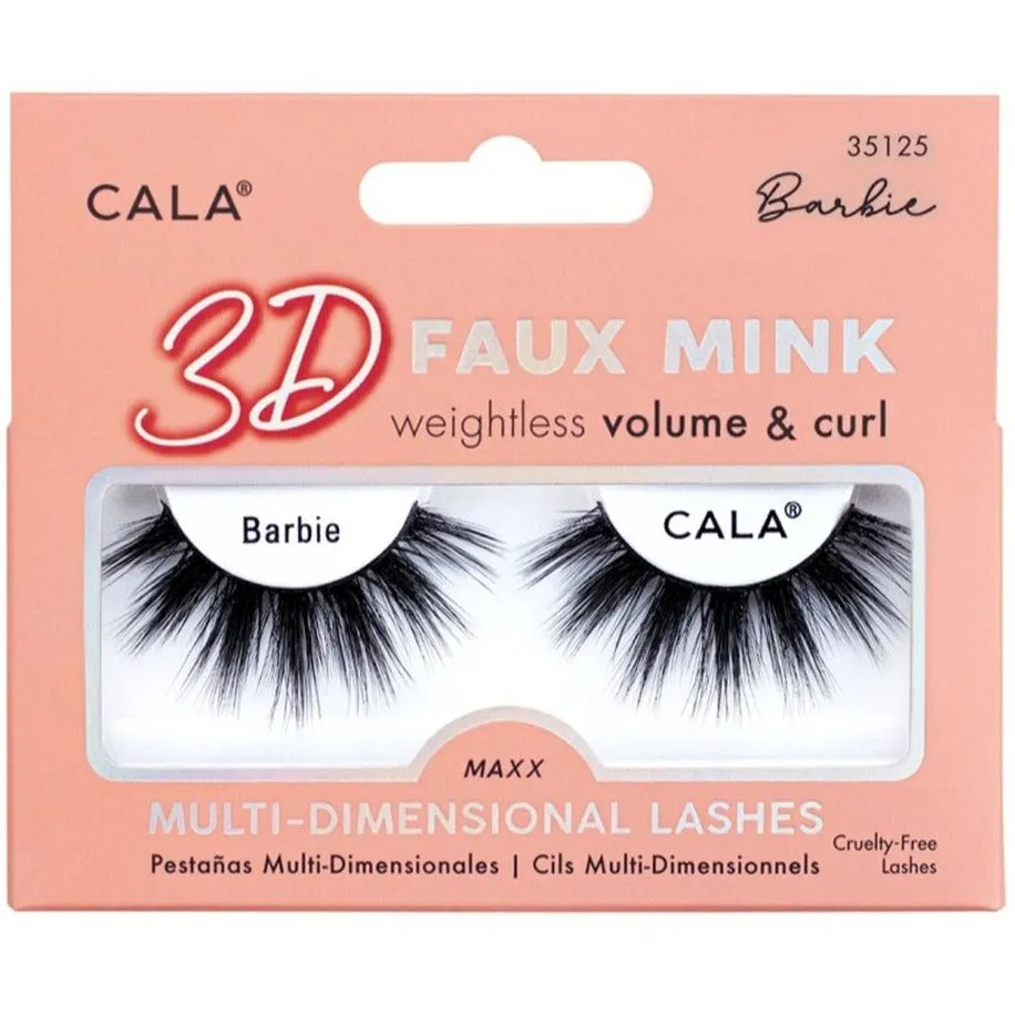 Cala 3D Faux Mink Lashes: Barbie