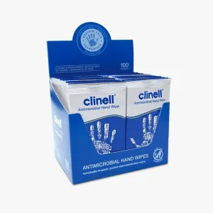 Clinell Antimicrobial Hand Wipes 70/2 % 100 PC