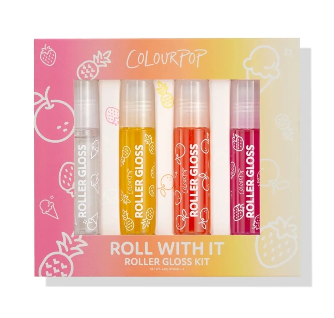 Colourpop roll with itroller gloss kit