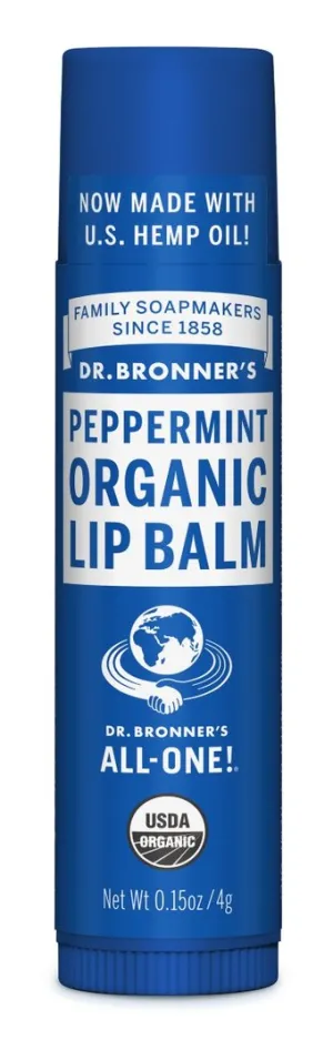 Dr. Bronner's Lip Balm Peppermint .15oz