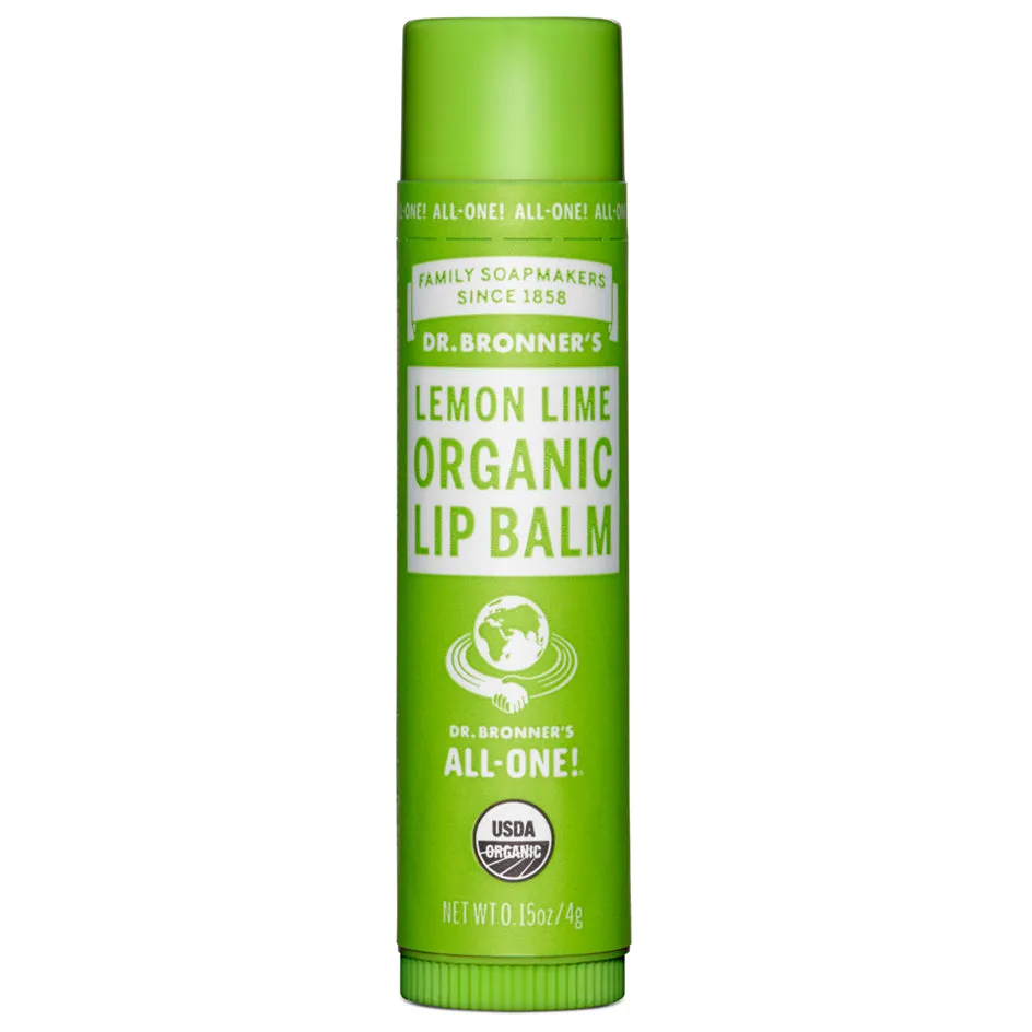 Dr. Bronner's Organic Lip Balm - Lemon Lime (4g)