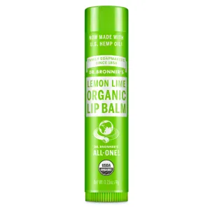 Dr Bronner's Organic Lip Balm - Lemon Lime (4g)