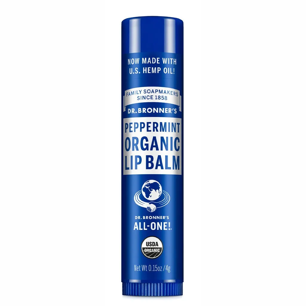 Dr. Bronners Organic Lip Balm - Peppermint OLD DEL