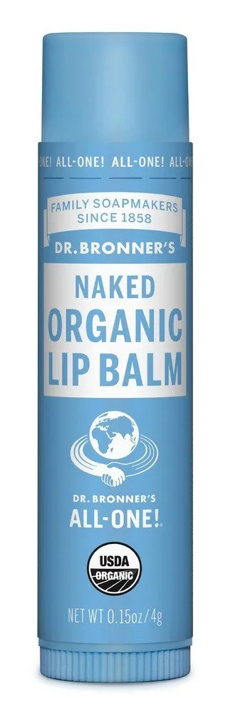 Dr. Bronner's Organic Naked Lip Balm 0.15 oz Balm