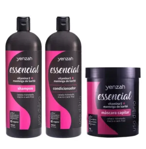 Essencial Essential Home Care Maintenance Hair Treatment Kit 3 Itens - Yenzah