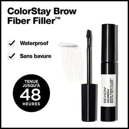 Eyebrow filler Colorstay, long-lasting and voluminous, waterproof, 306 transparent, colorless, Revlon