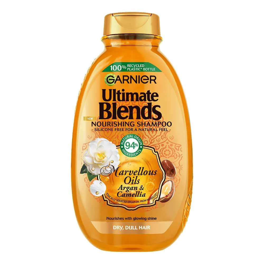 Garnier Ultimate Blends Argon and Camellia Oil Shampoo -  400ml